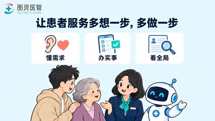 让患者服务多想一步，多做一步